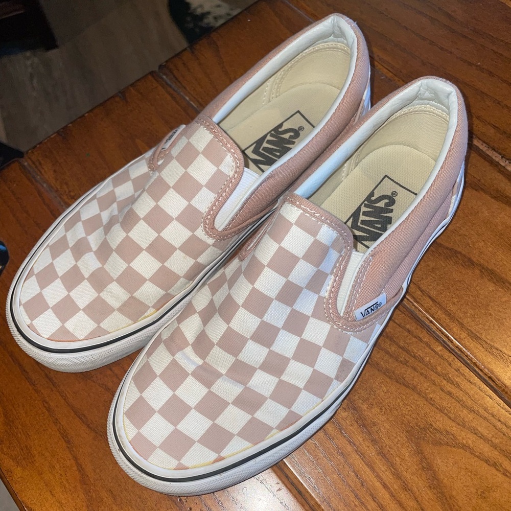 Mauve Pink Slip-on Vans